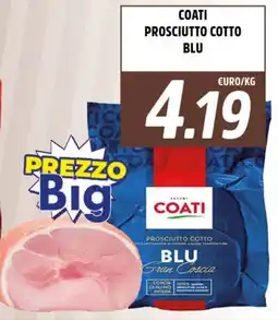 Big Food Coati prosciutto cotto blu offerta