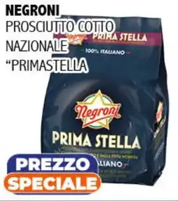 Big Food Negroni prosciutto cotto nazionale "primastella offerta