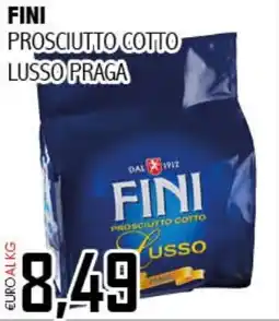 Big Food Fini prosciutto cotto lusso praga offerta