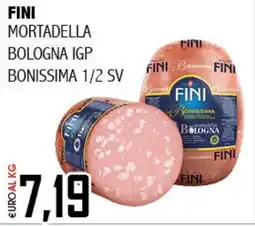 Big Food Fini mortadella bologna igp bonissima 1/2 sv offerta
