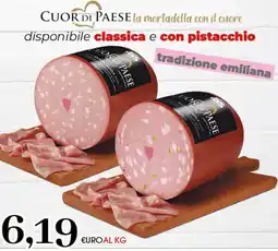 Big Food CUOR DI PAESE la mortadella con il cuore offerta