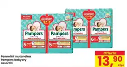 Despar Pannolini mutandina Pampers babydry assortiti offerta