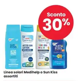 Despar Linea solari Medihelp o Sun Kiss assortiti offerta