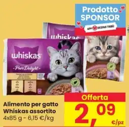 Despar Alimento per gatto Whiskas assortito offerta