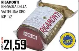 Big Food Rigamonti bresaola della valtellina oro igp 1/2 offerta
