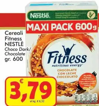 Nestlè Cereali Fitness Choco Dark/Chocolate 600 gr