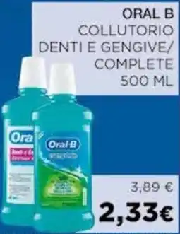 Coop Oral B collutorio denti e gengive/ complete offerta
