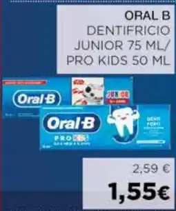 Coop ORAL B Dentifricio junior/ pro kids offerta