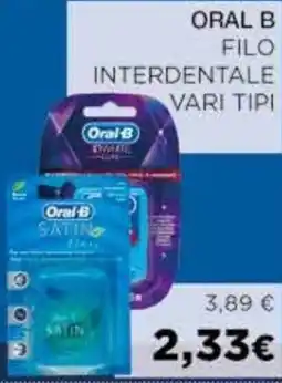 Coop ORAL B Filo interdentale vari tipi offerta