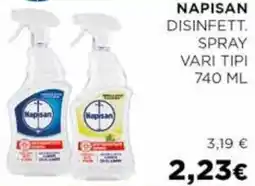 Coop Napisan disinfett. spray vari tipi offerta