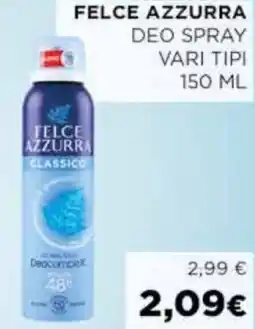 Coop Felce azzurra deo spray vari tipi offerta