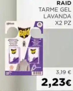 Coop Raid tarme gel lavanda x2 pz offerta