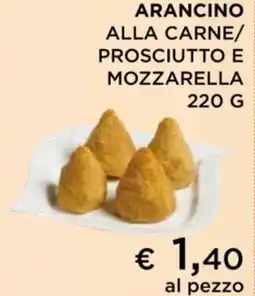 Coop Arancino alla carne/ prosciutto e mozzarella offerta