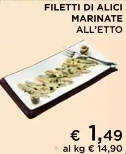 Coop Filetti di alici marinate all'etto offerta