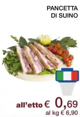 Coop Pancetta di suino offerta