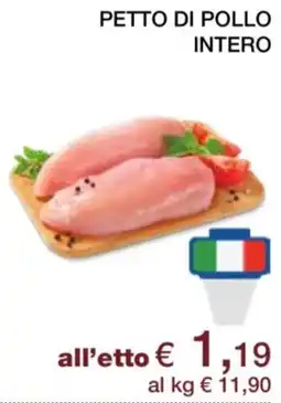 Coop Petto di pollo intero offerta