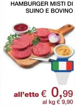 Coop Hamburger misti di suino e bovino offerta