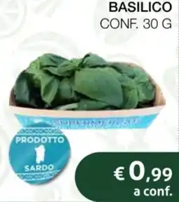 Coop Basilico offerta