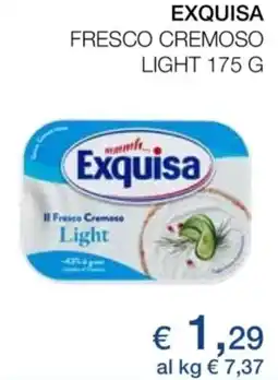 Coop Exquisa fresco cremoso light offerta