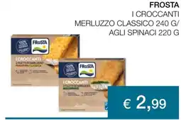 Coop Frosta i croccanti merluzzo classico/agli spinaci offerta