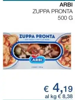 Coop Arbi zuppa pronta offerta