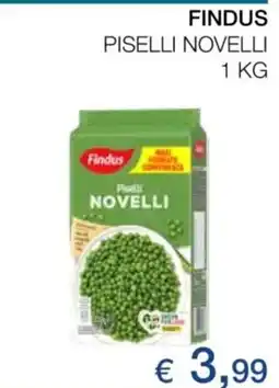 Coop Findus piselli novelli offerta