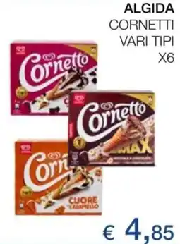 Coop Algida cornetti vari tipi x6 offerta
