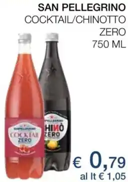 Coop San pellegrino cocktail/chinotto zero offerta