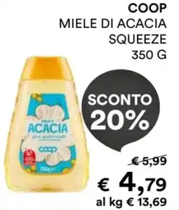 Coop Coop miele di acacia squeeze offerta