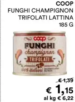 Coop funghi champignon trifolati lattina