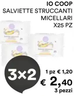 Coop Io coop salviette struccanti micellari offerta