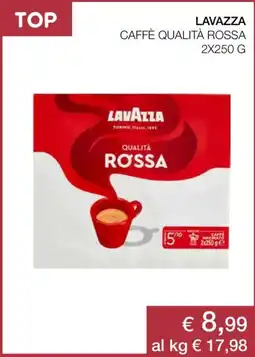 Coop Lavazza caffè qualità rossa offerta