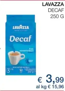 Coop Lavazza decaf offerta