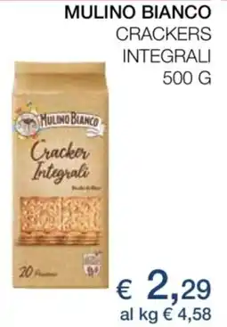 Coop Mulino bianco crackers integrali offerta