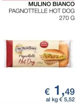 Coop Mulino bianco pagnottelle hot dog offerta