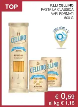Coop F.lli cellino pasta la classica vari formati offerta