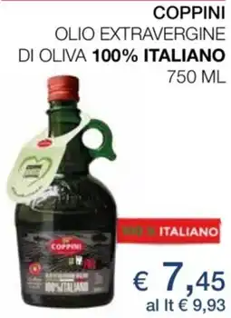Coop Coppini olio extravergine di oliva 100% italiano offerta