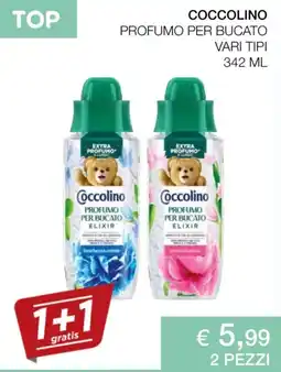 Coop Coccolino profumo per bucato vari tipi offerta