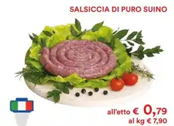 Coop Salsiccia di puro suino offerta