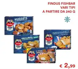 Coop Findus fishbar vari tipi offerta