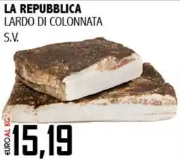 Big Food La repubblica lardo di colonnata s.v. offerta