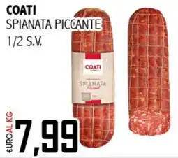 Big Food Coati spianata piccante offerta