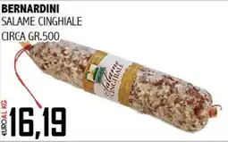 Big Food Bernardini salame cinghiale circa offerta