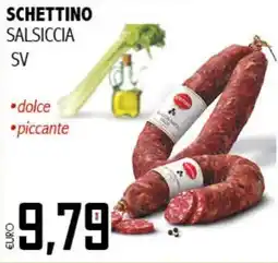 Big Food Schettino salsiccia offerta