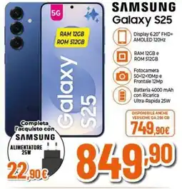 Expert SAMSUNG Galaxy S25 offerta