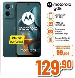Expert motorola g05 offerta
