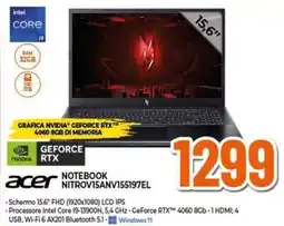 Expert acer NOTEBOOK NITROVISANV155197EL offerta