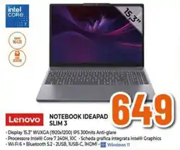 Expert Lenovo NOTEBOOK IDEAPAD SLIM 3 offerta