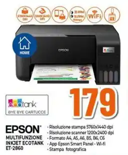 Expert EPSON Multifunzione inkjet ecotank ET-2860 offerta