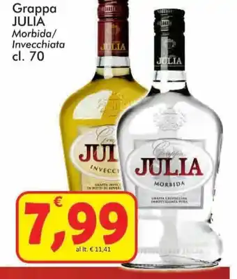 Paghi Poco Julia Grappa Morbida/Invecchiata 70 cl offerta